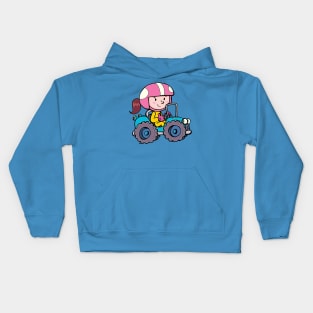 girl driver Kids Hoodie